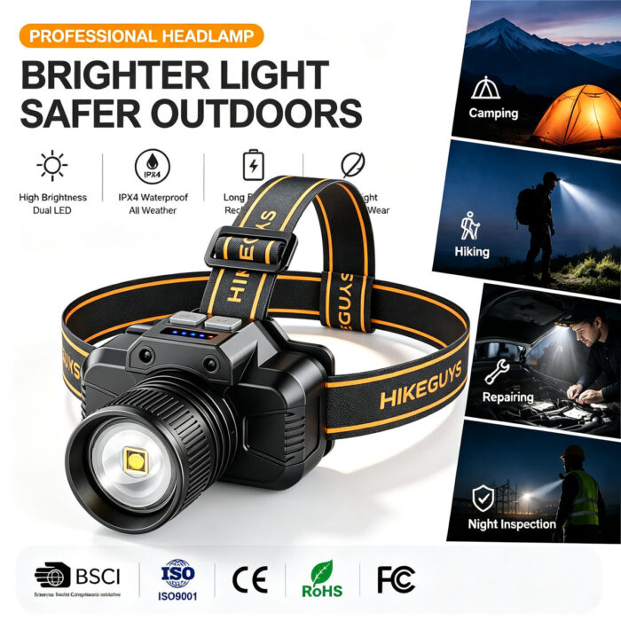 OEM/ODM Wholesale Head Mounted Outdoor Laser Headlamp