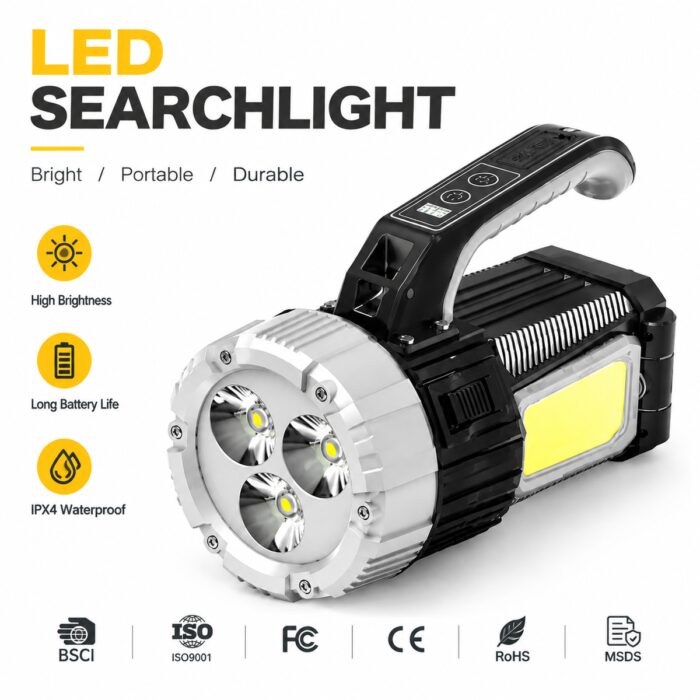 Wholesale High-power LED Handheld Spotlights Hunting