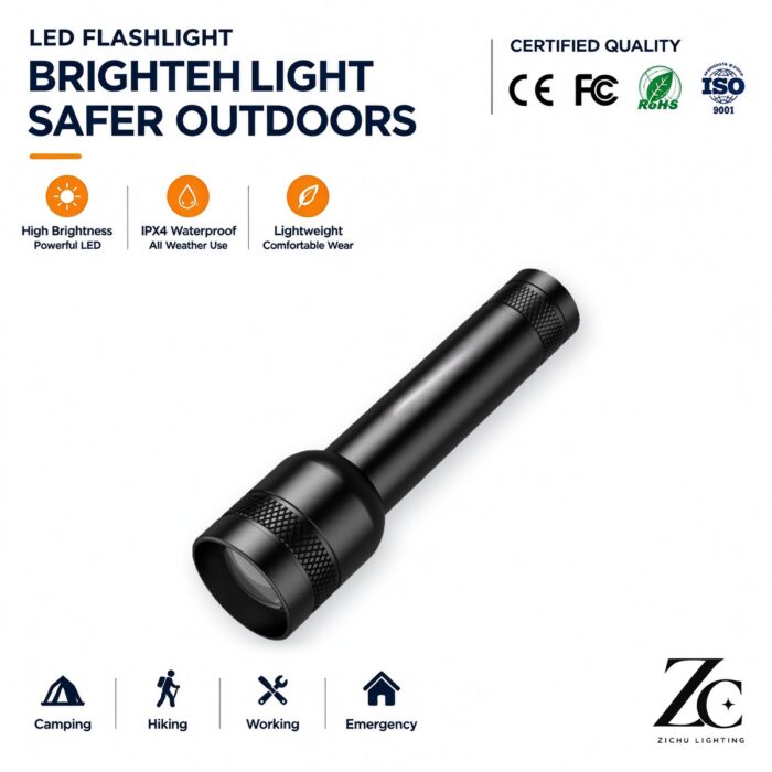 OEM ODM Customized Aluminum Alloy Tactical Flashlight